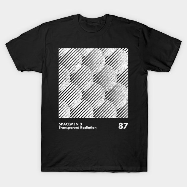 Spacemen 3 / Transparent Radiation / Minimalistic Design Artwork T-Shirt by saudade